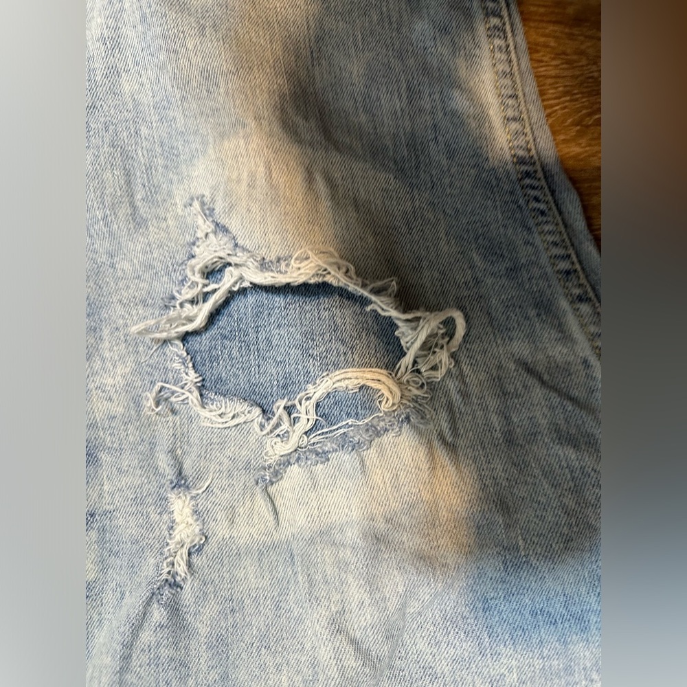 Old navy relaxed slim bright acid men jeans distressed look size 36x30 - Picture 5 of 12